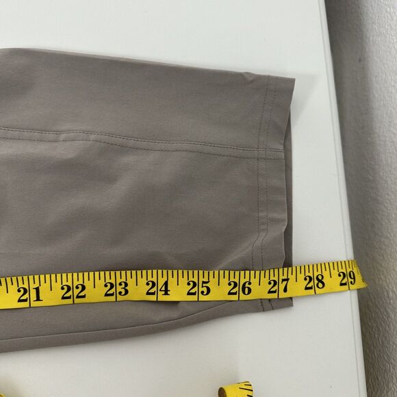 Athleta Pants womens 16 Beige Chelsea Cargo Pull on Stretch Light Weight - Picture 13 of 15